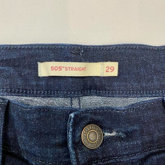 Levi’s 505, CLASSIC STRAIGHT FIT WOMEN'S JEANS. Size 29/32 - Picture 8 of 8